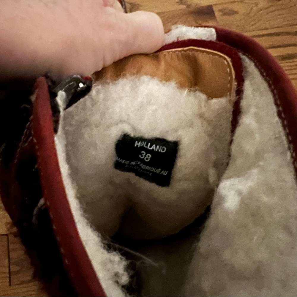 Bos & Co insulated boots, “Holland” red leather suede size 7.5 (38) - Picture 12 of 12